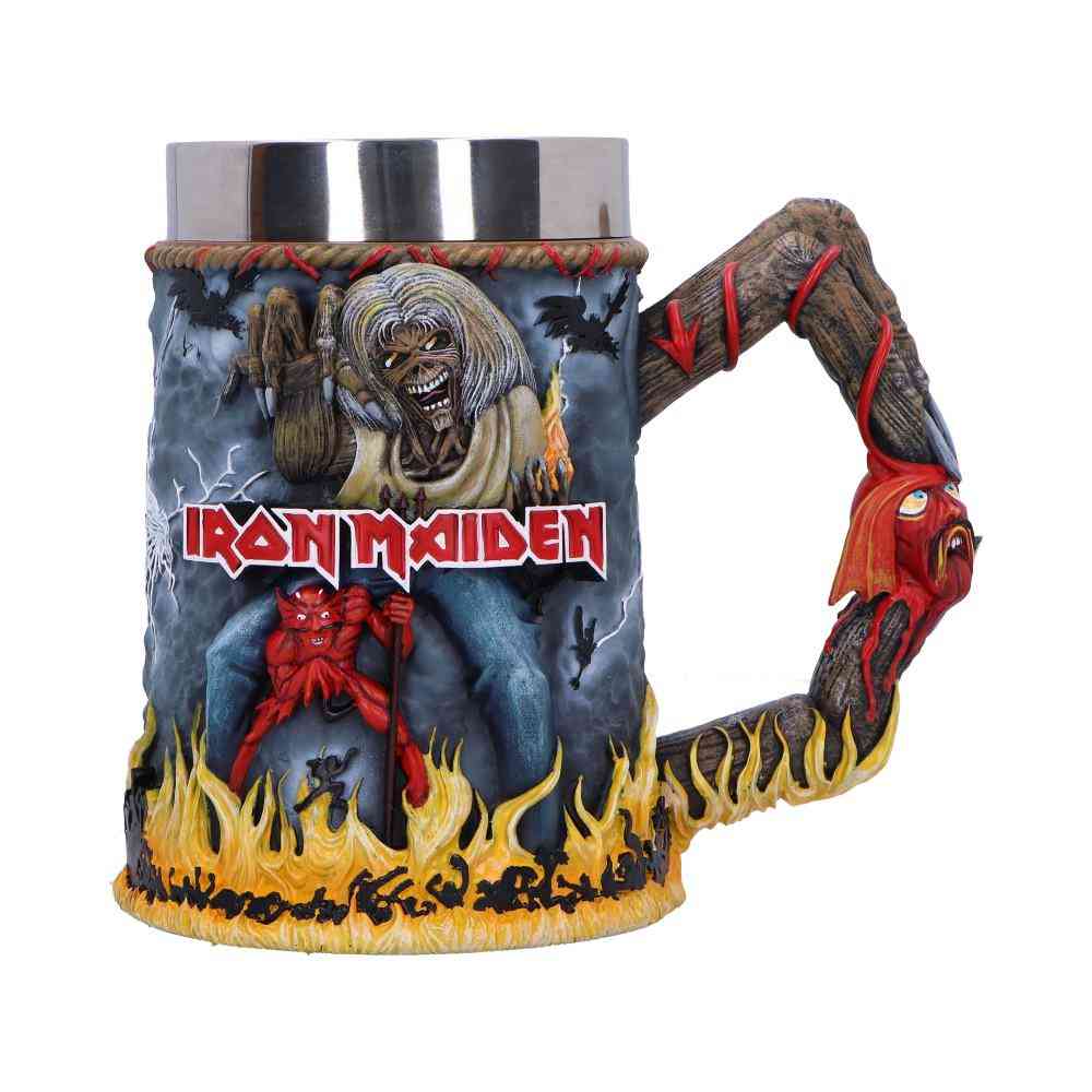 Nemesis Now Iron Maiden - The Number of the Beast 16cm Tankard - Multicolours